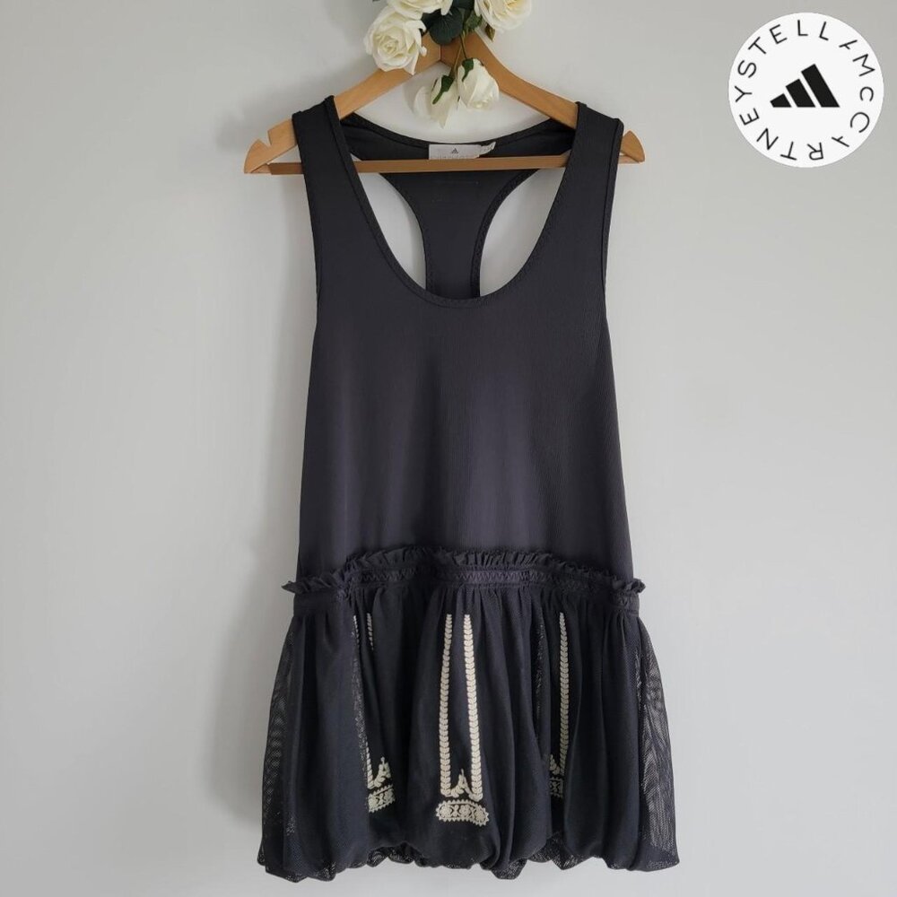 Stella McCartney Women's Black and Grey Dress Size M